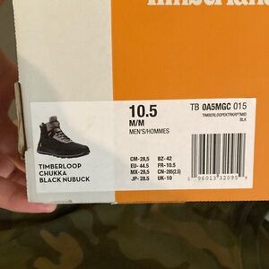 Timberland Black and Gray Chukka Boots NEW!